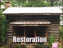 Historic Log Cabin Restoration  Bucyrus, Ohio